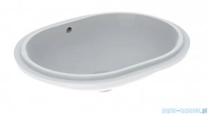 Geberit VariForm Umywalka z przelewem 62,5x49cm szkliwiony spód 500.757.01.2