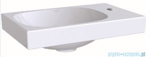 Geberit Acanto Umywalka ścienna z otworem na baterie po prawej stronie 40x25 cm KeraTect 500.635.01.8