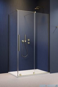 Radaway Furo Kdj Brushed Gold kabina 150x75cm prawa szczotkowane złoto 10104772-99-01R/10110730-01-01/10113075-01-01
