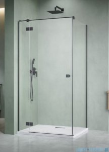 Radaway Essenza Kdj Brushed GunMetal kabina 110x110cm lewa szczotkowany grafit 1385041-92-01L/1384053-01-01
