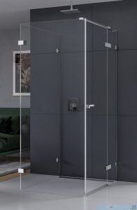 New Trendy Eventa kabina prysznicowa przyścienna z drzwiami bocznymi 90x90x200 cm przejrzyste prawa EXK-4604