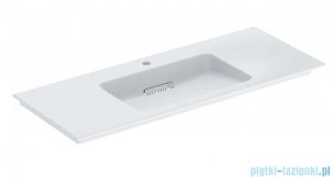 Geberit One CleanDrain Umywalka prostokątna z otworem na baterię 119x48cm KeraTect 505.017.00.1