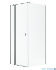Radaway Nes Kdj II Brushed Nickel kabina 90x100cm lewa szczotkowany nikiel 10032090-91-01L/10039100-01-01