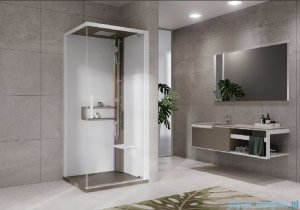 Novellini Glax 2 2.0 kabina z hydromasażem hydro plus 80x80 prawa corda G22GF80DT1L-1TU