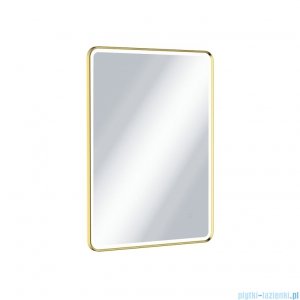 Excellent Corido lustro wiszące LED prostokątne 80x60 cm mata grzewcza złoty połysk DOEX.CO080.060.GL