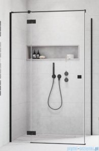 Radaway Essenza 8 Black Kdj kabina 80x80cm lewa czarny mat/szkło przejrzyste 10480512-01-01L/10470237-54-01L/10113080-01-01