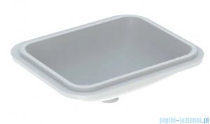Geberit VariForm Umywalka prostokątna bez przelewu 53x44cm szkliwiony spód KeraTect 500.763.00.2