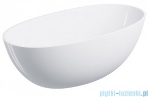 Omnires Shell M+ wanna wolnostojąca 148x75 cm biały połysk SHELL148WWBP