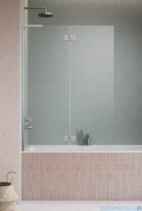 Radaway Essenza 8 SL Brushed Nickel PND II parawan nawannowy 130cm lewy szczotkowany nikiel/przejrzyste 10500130-91-01L