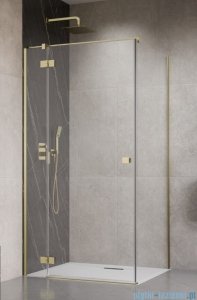 Radaway Essenza 8 Brushed Gold Kdj kabina 110x120cm lewa szczotkowane złoto 10480712-01-01L/10470337-99-01L/10113120-01-01