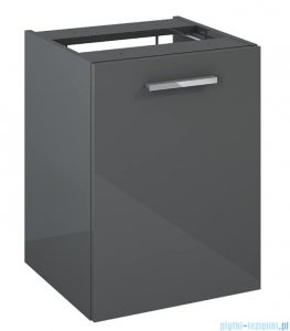 Roca Kwadro moduł boczny z koszem cargo 40x38x53 cm SZARY ANTRACYT A857973153