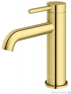Kohlman Axel Gold bateria umywalkowa 18 cm złoty połysk QB105AGD