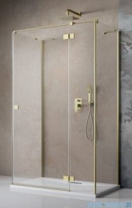 Radaway Essenza Brushed Gold Kdj+S kabina 100x100x100cm prawa szczotkowane złoto 1384052-01-01/1385022-99-01R/1384052-01-01