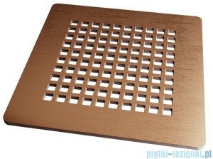 New Trendy Mori kratka odpływowa do brodzika miedź szczotkowana AK-0024