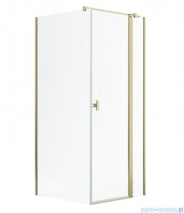 Radaway Nes Kdj II Gold kabina 90x90cm prawa złoty połysk 10032090-09-01R/10039090-01-01