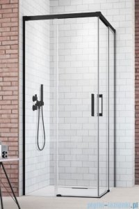 Radaway Idea Black Kdd kabina 70x120cm czarny mat/szkło przejrzyste 387065-54-01L/387064-54-01R