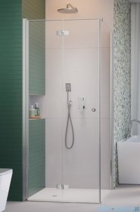 Radaway Fuenta Kdj B kabina 80x70cm lewa chrom połysk szkło przejrzyste 1384081-01-01L/1384048-01-01