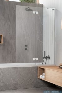 Radaway Essenza 8 SL PND II parawan nawannowy 130cm prawy chrom połysk/przejrzyste 10500130-01-01R