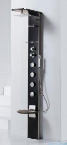 Novellini Aqua 1 Cascata 3 panel prysznicowy biały bateria termostatyczna CASC3VT-A