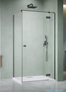 Radaway Essenza Kdj Brushed GunMetal kabina 110x75cm prawa szczotkowany grafit 1385041-92-01R/1384049-01-01
