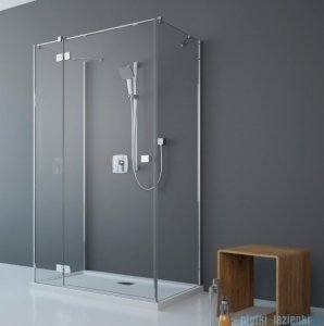 Radaway Essenza New Kdj+S kabina 80x80x80cm lewa szkło przejrzyste + brodzik Doros C + syfon