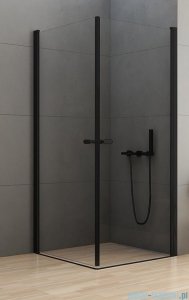 New Trendy New Soleo Black 70x90x195 cm kabina prostokątna przejrzyste D-0229A/D-0231A