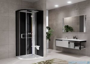 Novellini Glax 2 2.0 kabina z hydromasażem hydro plus 90x90 biała G22R99T1L-1UH