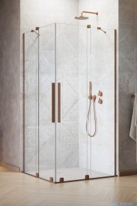 Radaway Furo Brushed Copper KDD kabina 80x90cm szczotkowana miedź 10105080-93-01L/10105090-93-01R