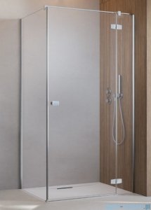 Radaway Fuenta Kdj kabina 110x110cm prawa chrom połysk szkło przejrzyste 1384041-01-01R/1384053-01-01
