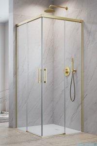 Radaway Idea Kdd Brushed Gold kabina 70x110cm szczotkowane złoto 387065-99-01L/387063-99-01R 