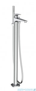 Roca Atlas bateria wannowo-natryskowa z zestawem natryskowym posadzkowa chrom A5A2790C00