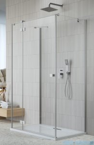 Radaway Essenza Brushed Nickel Kdj+S kabina 80x110x80cm lewa szczotkowany nikiel 1384051-01-01/1385023-91-01L/1384051-01-01