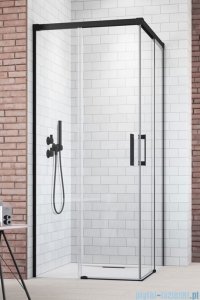 Radaway Idea Black 8 Kdd kabina 120x80cm czarny mat/szkło przejrzyste 10370120-54-01L/10370080-54-01R