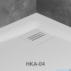 Radaway Kratka odpływowa do brodzika Kyntos biała HKA-04