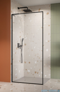 Radaway Modo F SL Black II kabina Walk-in 85x201,6cm lewa Czarna szkło przejrzyste 10419085-54-01L