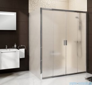 Ravak Blix BLDP4 drzwi prysznicowe 160cm białe transparent Anticalc 0YVS0100Z1