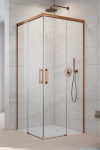 Radaway Idea Kdd Brushed Copper kabina 70x70cm szczotkowana miedź 387065-93-01L/387065-93-01R