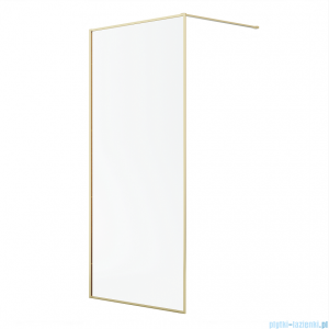 Radaway Modo F II Gold kabina Walk-in 90x201cm Złoty połysk szkło przejrzyste 10409094-09-01