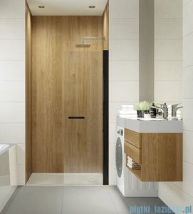 Sanplast Exa Line PR1/EXA LINE Kabina walk-in 80x200 czarny matowy 600-540-1620-59-401