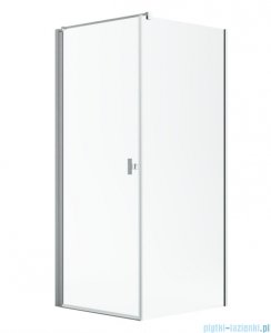 Radaway Nes Kdj I Brushed Nickel kabina 80x80cm lewa szczotkowany nikiel 10022080-91-01L/10039080-01-01