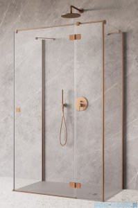 Radaway Essenza Brushed Copper Kdj+S kabina 70x120x70cm prawa szczotkowana miedź 1384048-01-01/1385024-93-01R/1384048-01-01