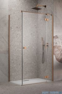 Radaway Essenza 8 Brushed Copper Kdj kabina 120x80cm prawa szczotkowana miedź 10480812-01-01R/10470337-93-01R/10113080-01-01
