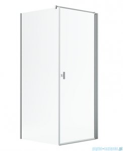 Radaway Nes Kdj I Brushed Nickel kabina 80x80cm prawa szczotkowany nikiel 10022080-91-01R/10039080-01-01