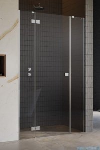 Radaway Essenza Dwjs drzwi wnękowe 120cm lewe szkło przejrzyste 1385031-01-01L/1384090-01-01