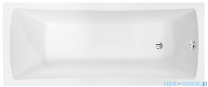 Besco Optima Premium 160x70cm Wanna prostokątna z uchwytami i zagłówkiem #WAO-160-PKP