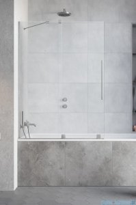Radaway Furo Brushed Nickel PND II parawan nawannowy 140cm lewy szczotkowany nikiel 10109738-91-01L/10112694-01-01