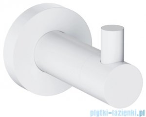 Omnires Modern Project haczyk pojedynczy biały mat MP60110WM
