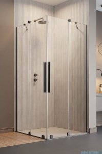 Radaway Furo Brushed GunMetal KDD kabina 120x110cm szczotkowany grafit 10105120-92-01L/10105110-92-01R 