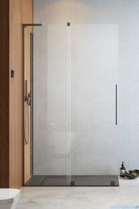 Radaway Furo SL Brushed GunMetal kabina Walk-in 90x200cm lewa szczotkowany grafit 10306488-92-01L/10110444-01-01