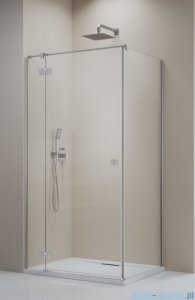 Radaway Essenza Kdj Brushed Nickel kabina 100x70cm lewa szczotkowany nikiel 1385040-91-01L/1384048-01-01